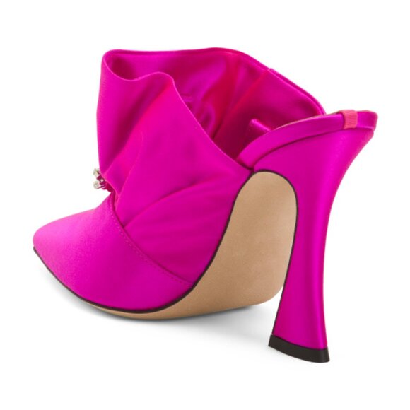 NEW SJP BY SARAH JESSICA PARKER Made In Italy Sandringham Flared Heel Mules tn - Picture 2 of 6